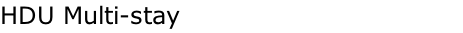 HDU Multi-stay